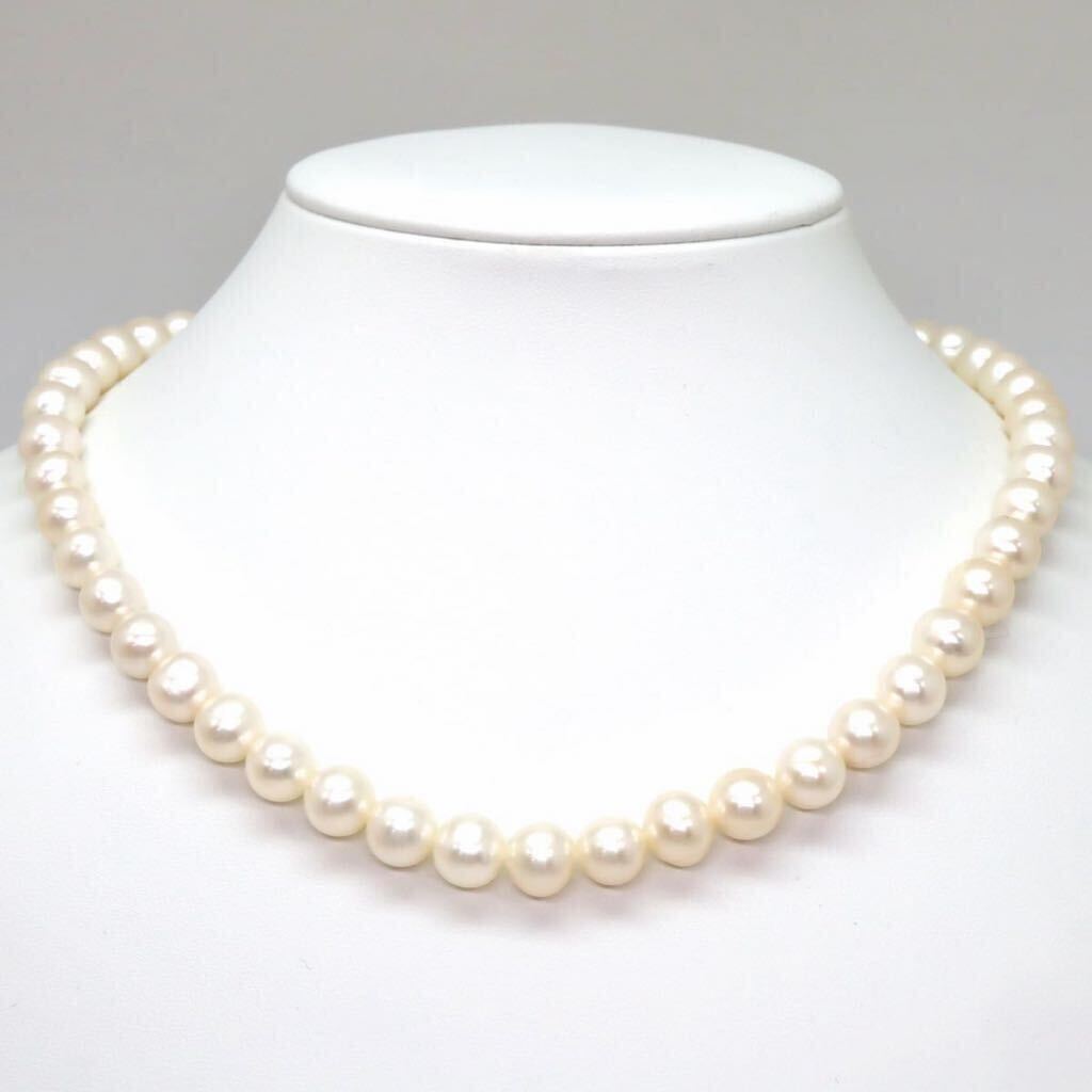 ＊JEWELRY MAKI(ジュエリーマキ)本真珠ネックレス＊a 54.1g 46.0cm pearl necklace accessory jewelry silver EA0/EB0の画像2