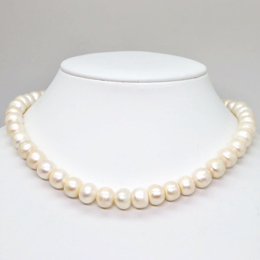 ＊本真珠ネックレス＊b 約57.1g 約41.5cm パール pearl necklace jewelry DA5/DA5の画像2