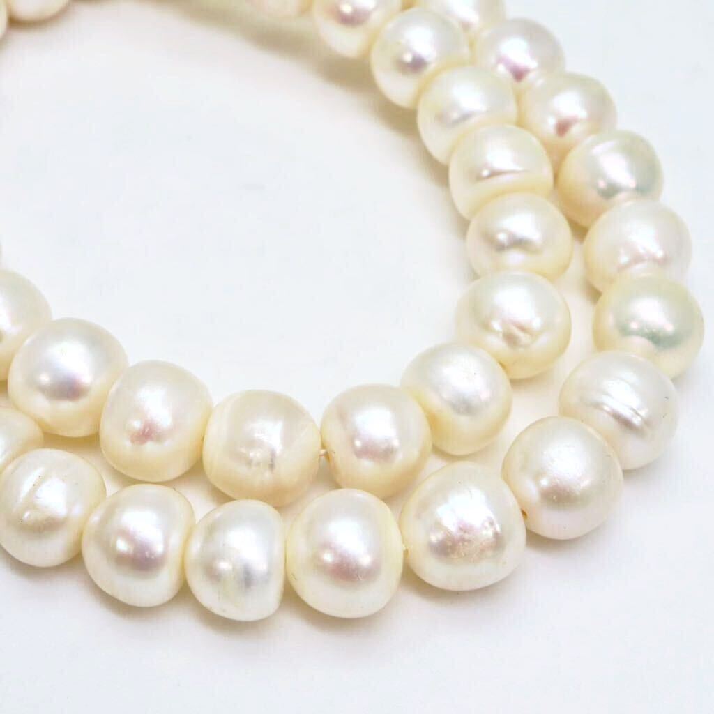 ＊本真珠ネックレス＊b 約57.1g 約41.5cm パール pearl necklace jewelry DA5/DA5