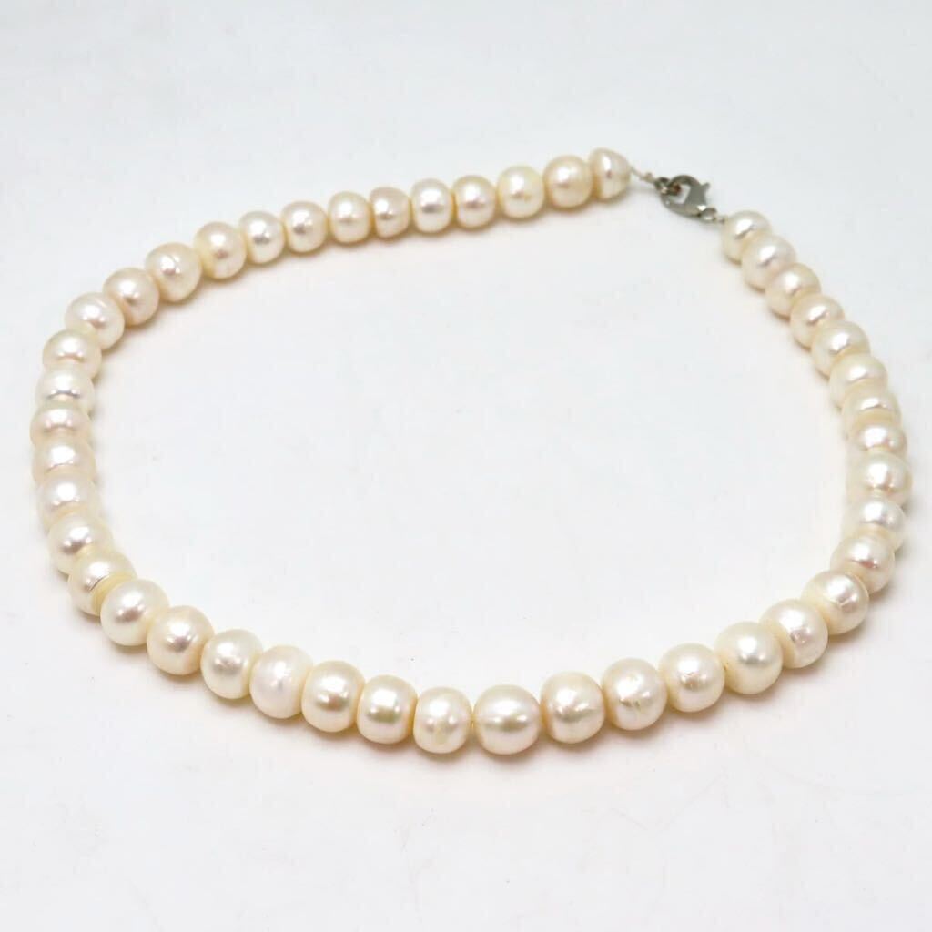 ＊本真珠ネックレス＊b 約57.1g 約41.5cm パール pearl necklace jewelry DA5/DA5_画像4