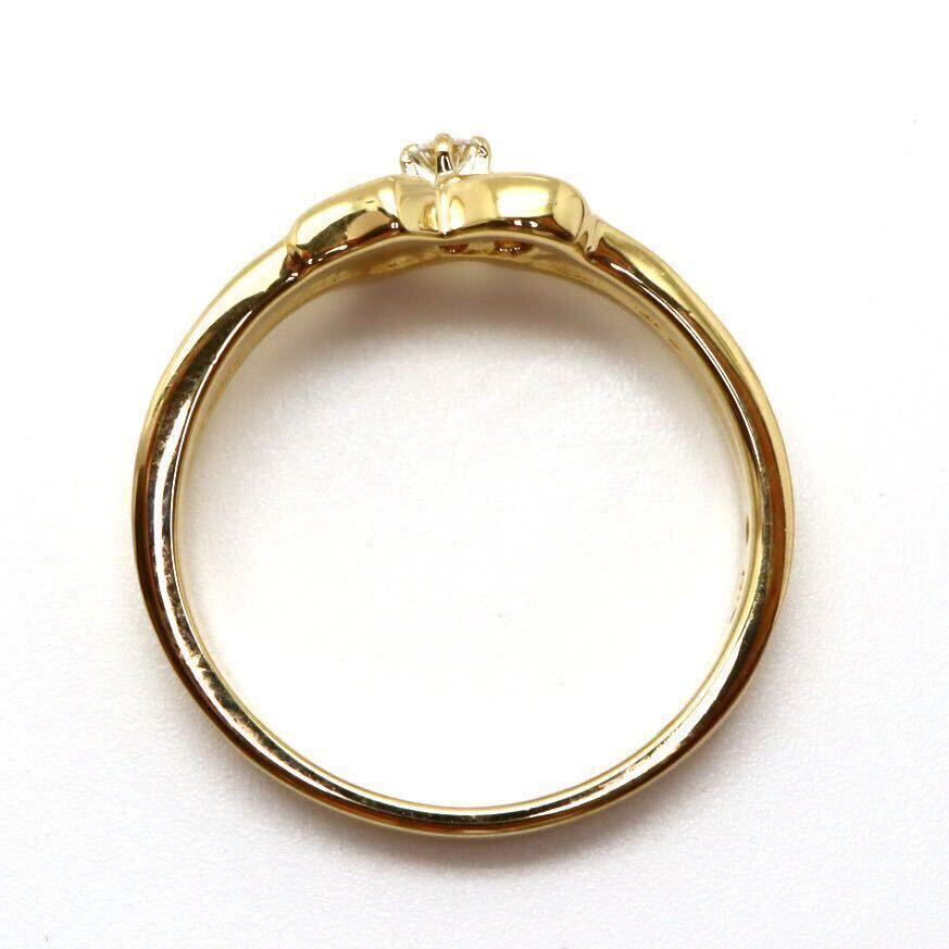 ＊MIKIMOTO(ミキモト)K18天然ダイヤモンドリング＊◎a 約2.9g 約8.5号 diamond ring 指輪 jewelry ジュエリー EB4/EB6の画像7