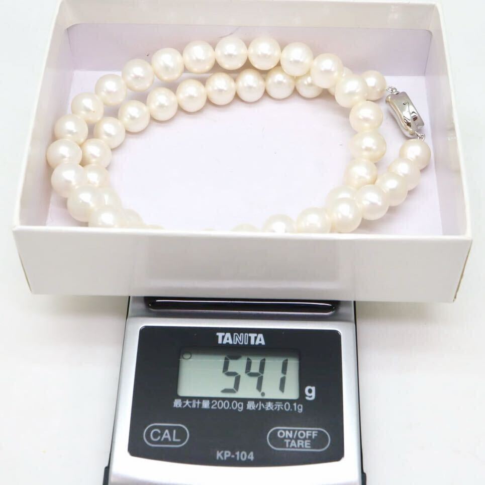 ＊JEWELRY MAKI(ジュエリーマキ)本真珠ネックレス＊a 54.1g 46.0cm pearl necklace accessory jewelry silver EA0/EB0の画像7