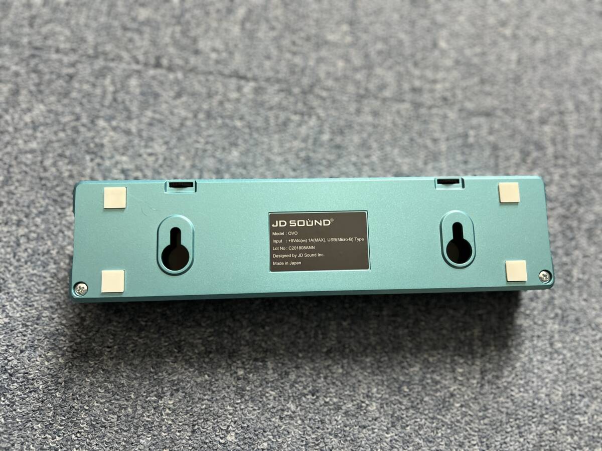 JDSound OVO（オボ/シルバー） USBバスパワースピーカー 充電不要で大音量の画像4