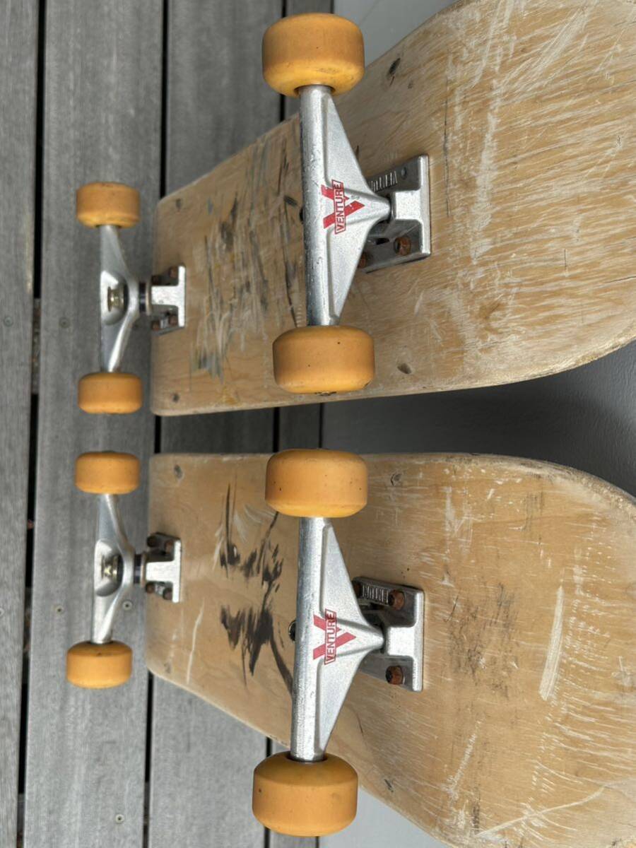 スケートボード スケボー デッキ コンプリート ベンチャートラック venture 2本セットの画像3