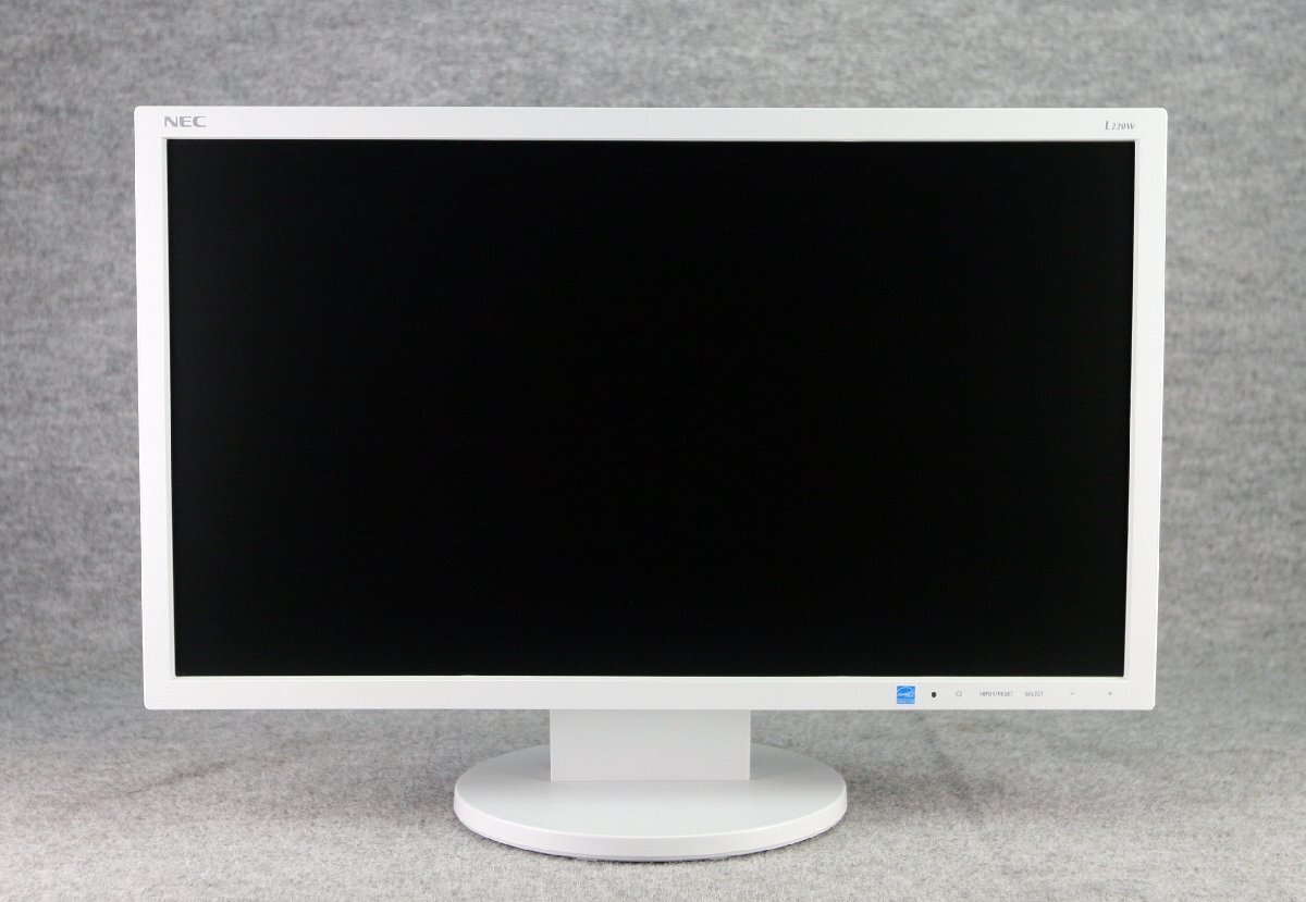 M◆NEC(日本電気)/21.5型ワイド液晶ディスプレイ/LCD-L220W/白色LEDバックライト/ブルーライト低減/フリッカーフリー/VGA,DVI(5_画像2