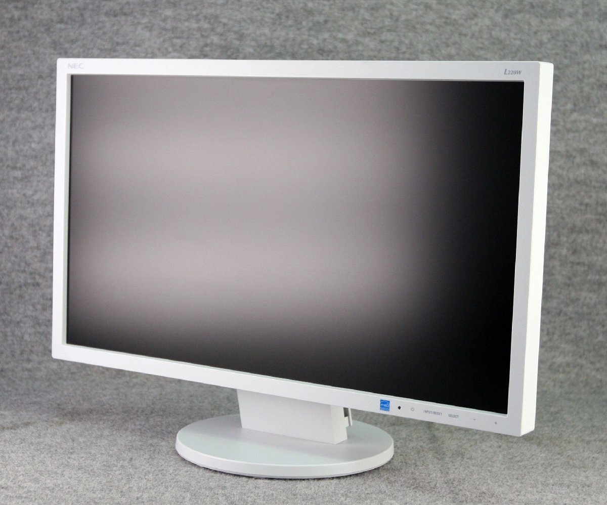 M◆NEC(日本電気)/21.5型ワイド液晶ディスプレイ/LCD-L220W/白色LEDバックライト/ブルーライト低減/フリッカーフリー/VGA,DVI(5_画像1