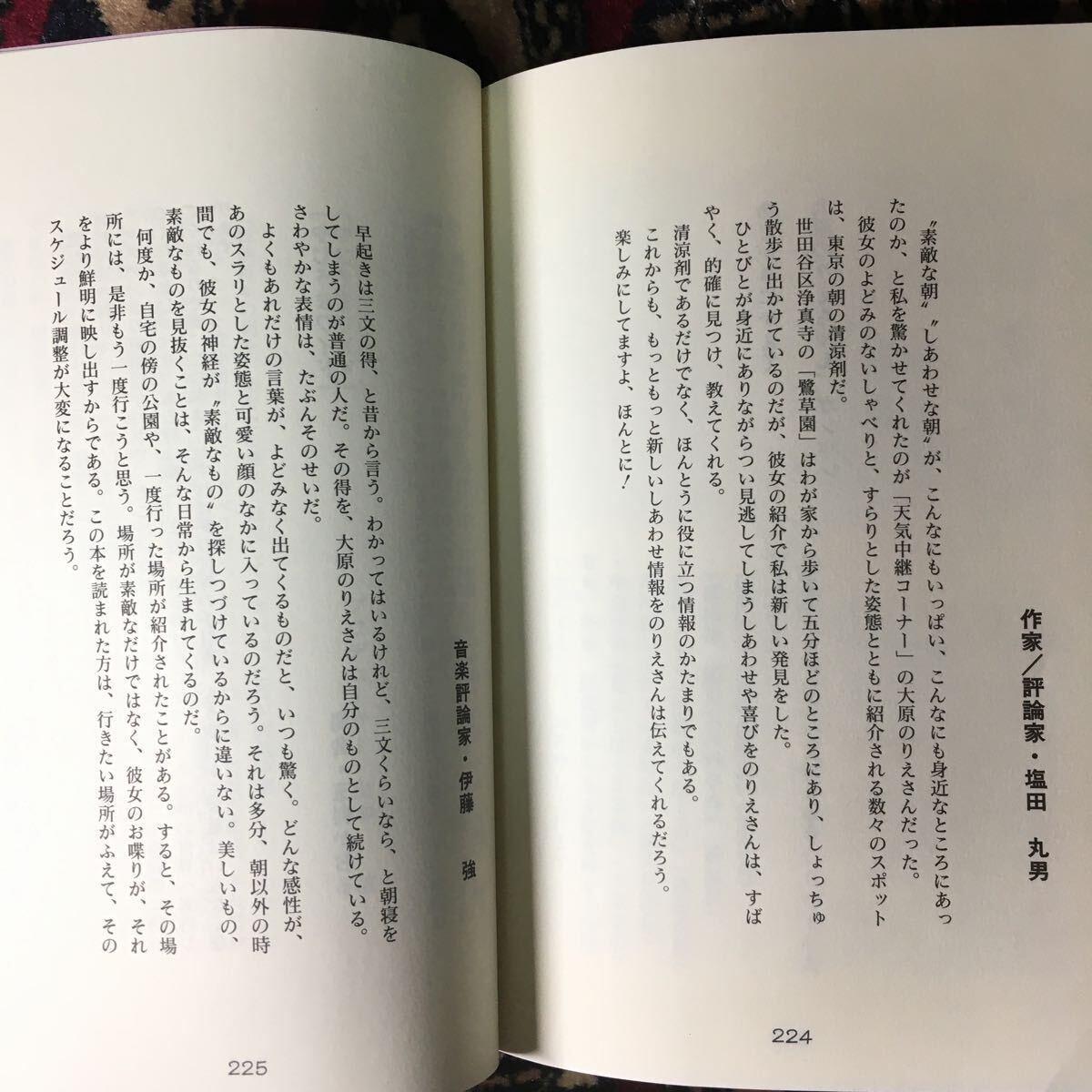 【直筆サイン入り】『やじうまワイド』リポーター大原のりえの朝のお散歩ガイド 大橋照子・斉藤洋美のラジオはアメリカン ナンシー関 奇書の画像9