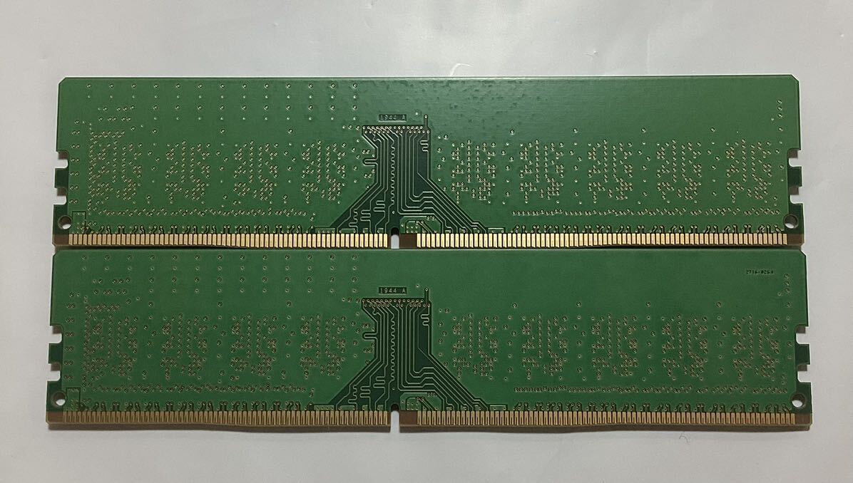 Micron デスクトップ用メモ8GB PC4-2400T MTA8ATF1G64AZ-2G3B1/ 新品バルク品/2個セット/ネコポス配送_画像2