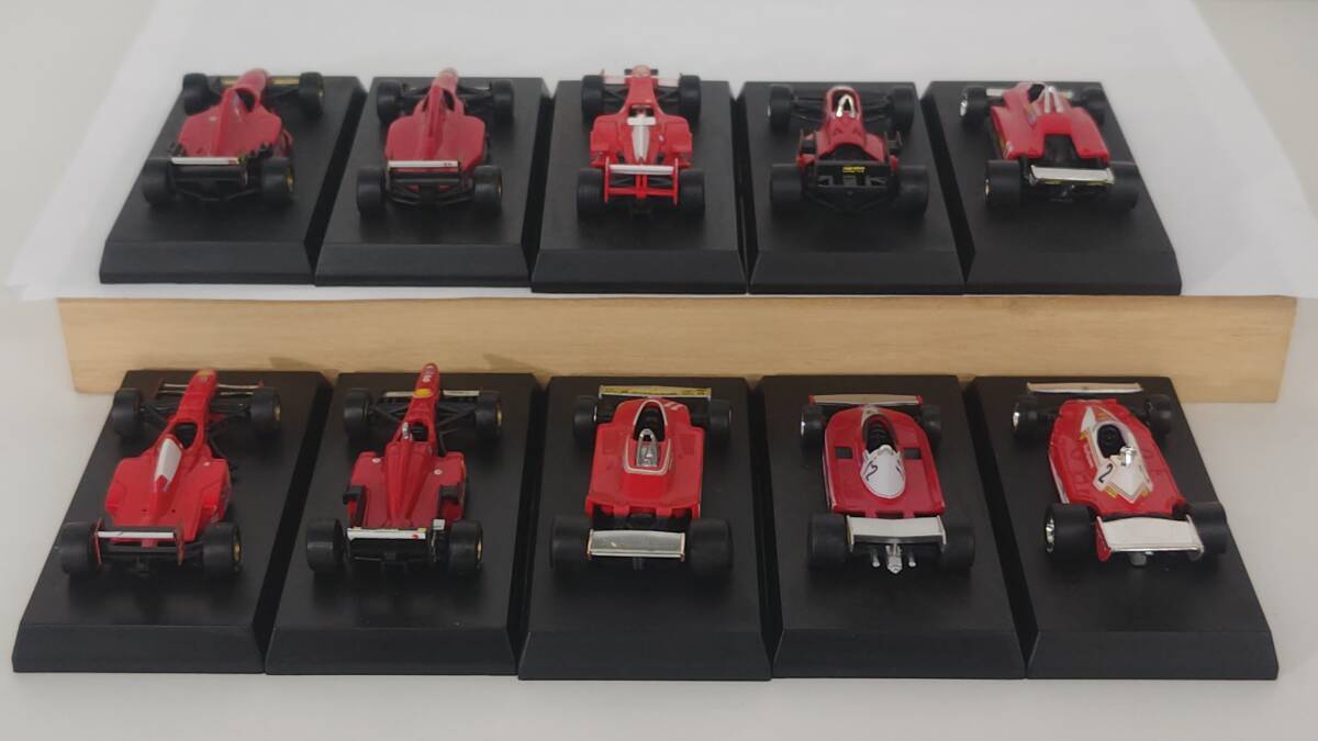 あ//J6761 KYISHO 京商 フェラーリ Ferrari  ミニカー 1/64 10台セット まとめて コレクターアイテム の画像3