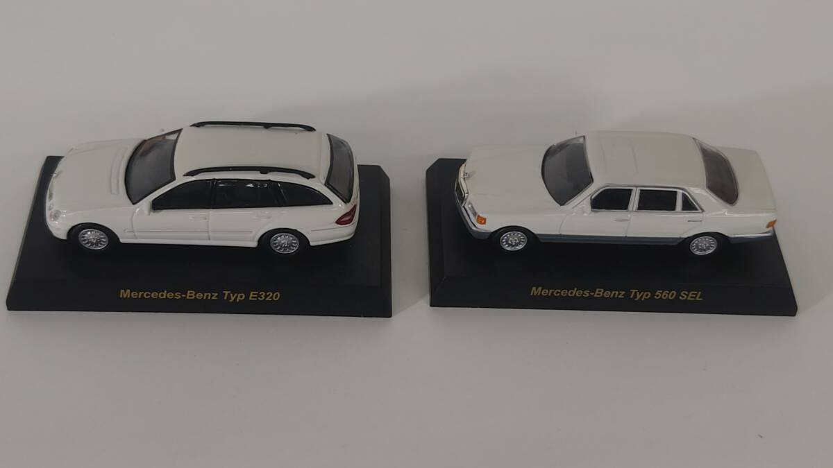 a//J6762. KYISHO Kyosho Mercedes minicar minicar 1/64 10 pcs. set Mercedes-Benz together collector item 