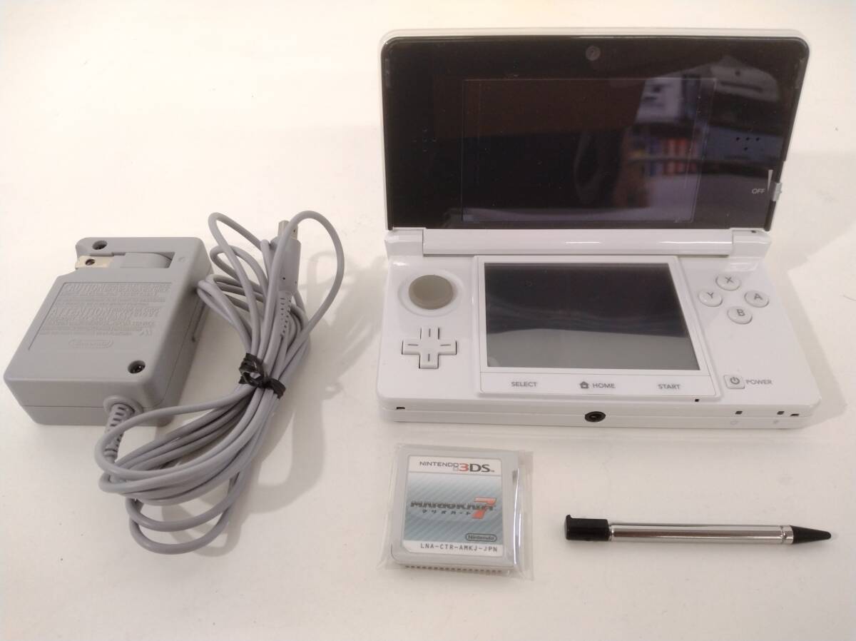 a//.J0811 Nintendo NINTENDO nintendo 3DS body & adaptor 