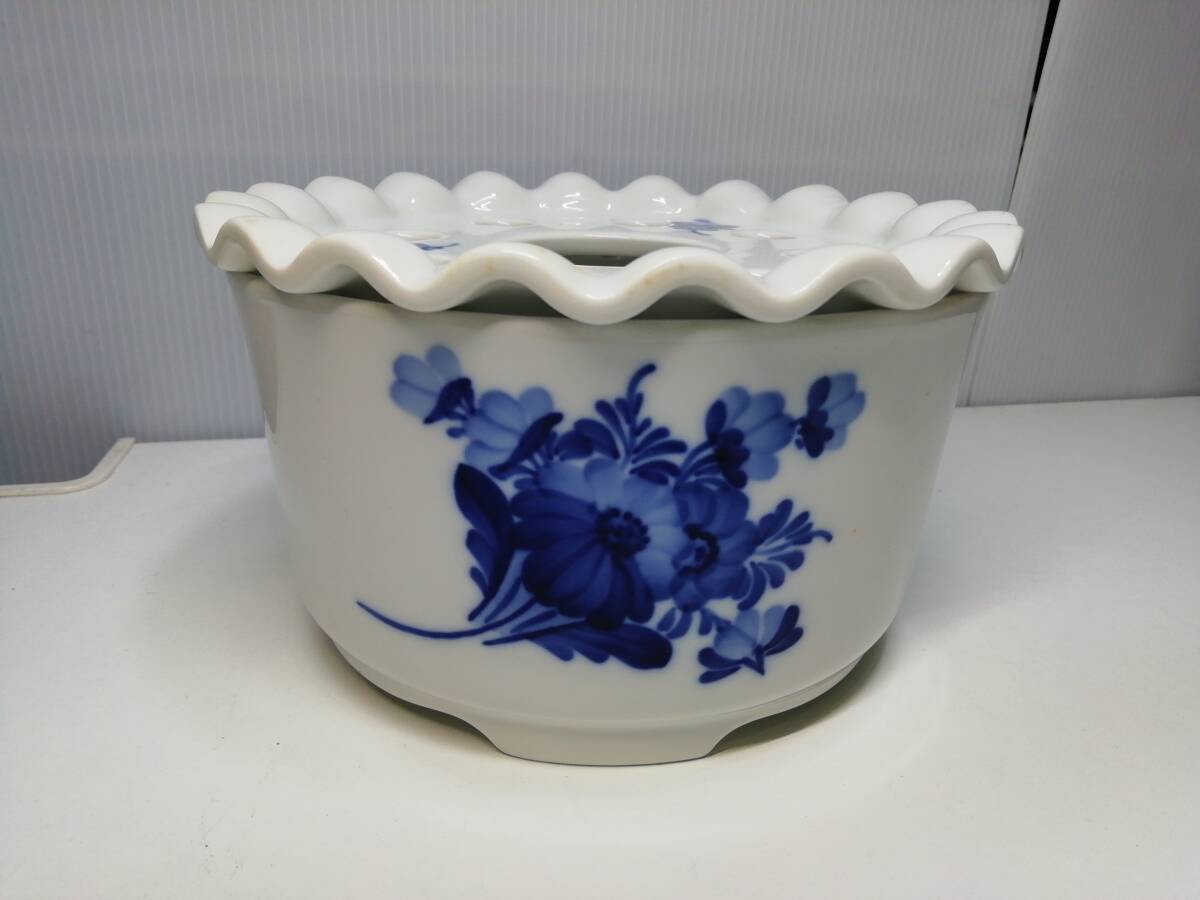 あ//H6454 ROYAL COPENHAGEN ブルーフラワー　ポットウォーマー　_画像2