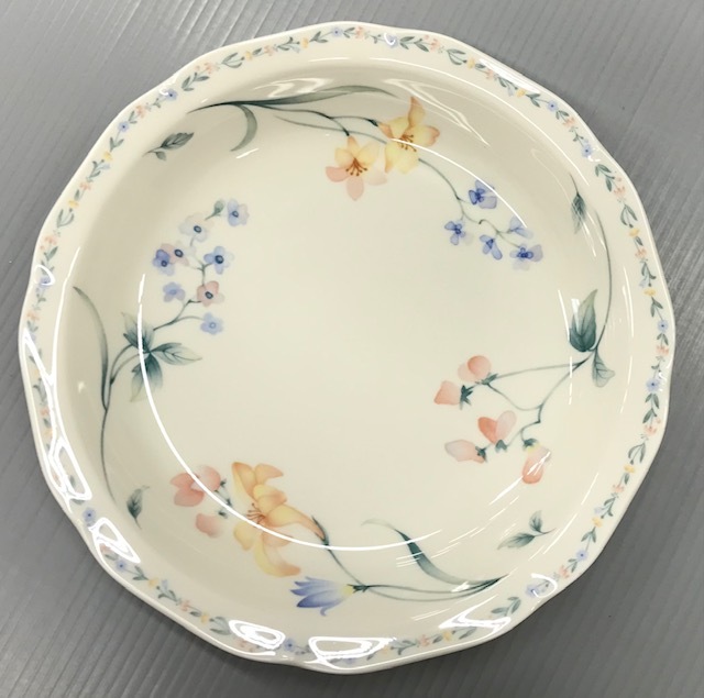 あ//J6709【美品】 Noritake ノリタケ AMERICAN FLOWERS パスタ皿 5枚 セット スープ皿・カレー皿の画像2