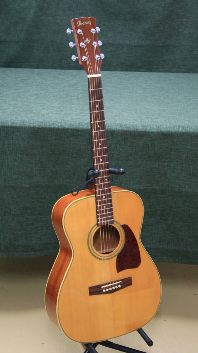 あ//A7235 ギター アイバニーズ Ibanez Artwood AC-10 アコースティックギター ハードケース付きの画像2