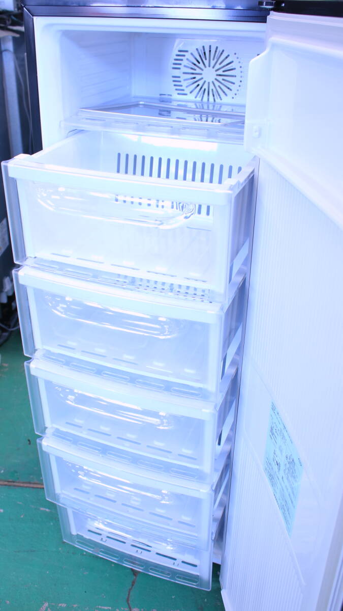 あ//A7304 冷凍庫 三菱 MITSUBISHI  1ドア冷凍庫 MF-U14T-B型 2012年製 容量144L 右開き 動作品の画像5