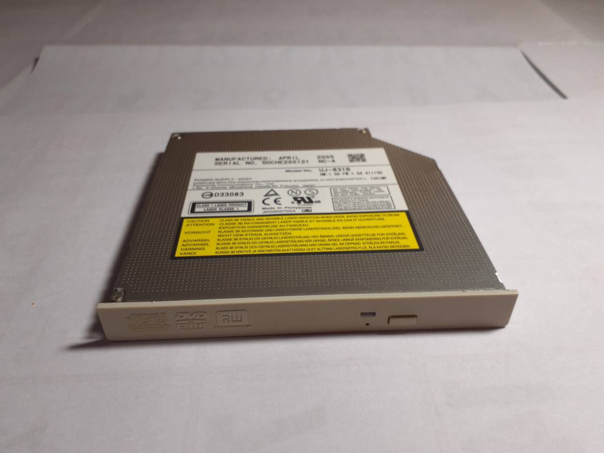 DVD MULTI UJ-831B （NEC Lavie PC-LL550CD1Jから取り出し） ジャンク扱いの画像1