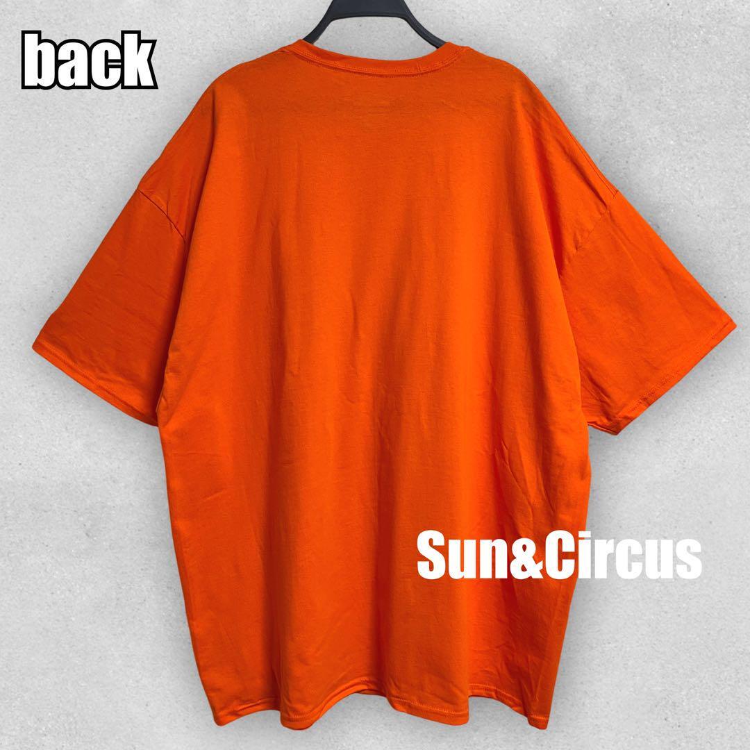 チャンピオン Tシャツ オーバーサイズ 大きいサイズ 6L〜7L相当 綿100% オレンジ_画像7