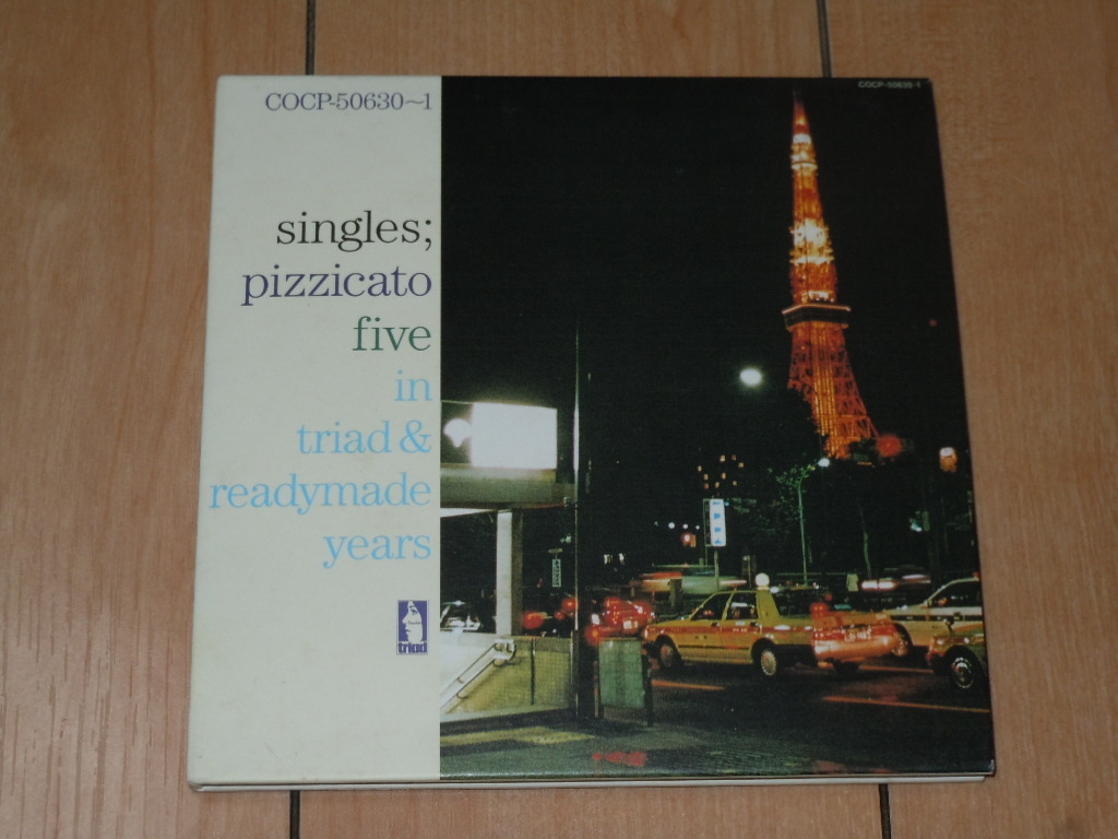  лучший альбом 2CD*pichi Cart *faivuPIZZICATO FIVE / SINGLES одиночный s*.. подлинный ., маленький запад .., Tokyo. ночь. 7 час, большой столица . реверберация приятный, Shibuya серия 