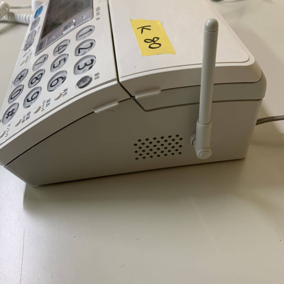 【通電確認済】　シャープ SHARP デジタルコードレスファクシミリ UX-AF90CL パーソナルファックス 電話機　K80_画像5