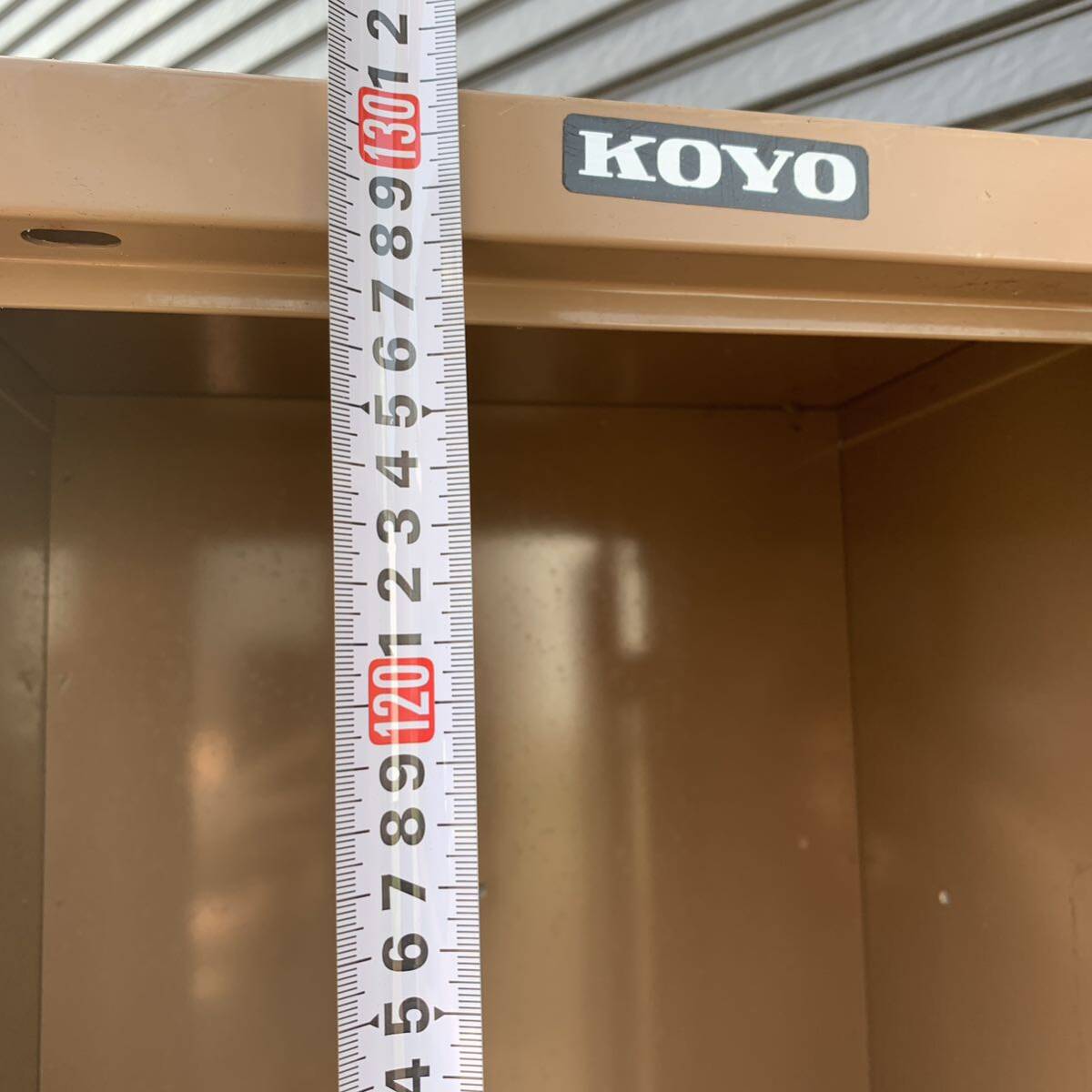 KOYO ガンロッカー ロッカー 鍵付き 銃保管庫 高さ約137cm×横31cm 引取歓迎 新潟県上越市 K90の画像8