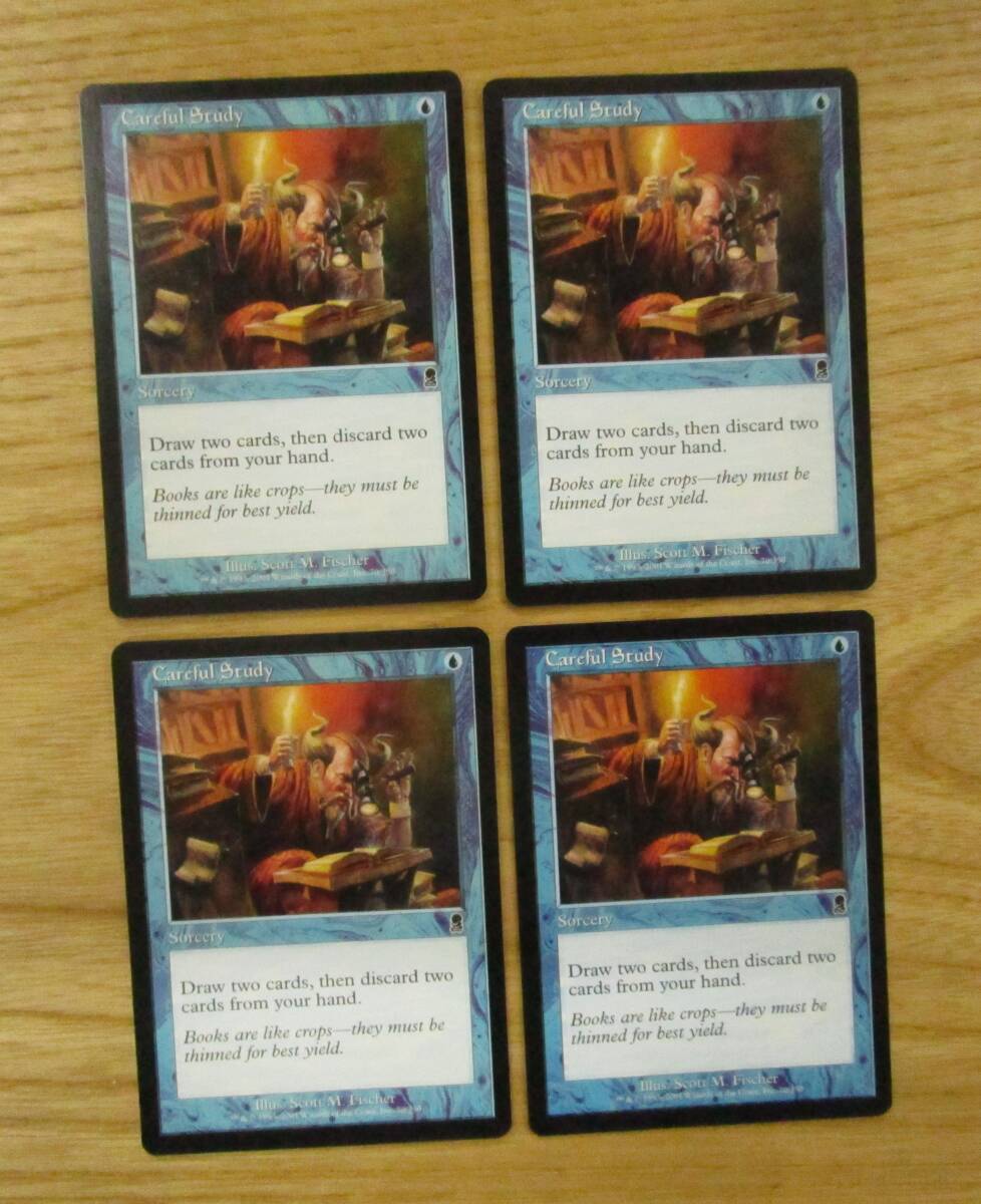 MTG   入念な研究  英4枚セット（ODY)の画像1