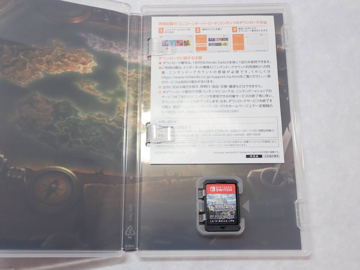 280【1円～】ニンテンドースイッチソフト Nintendo Switch ユニコーンオーバーロード_画像3