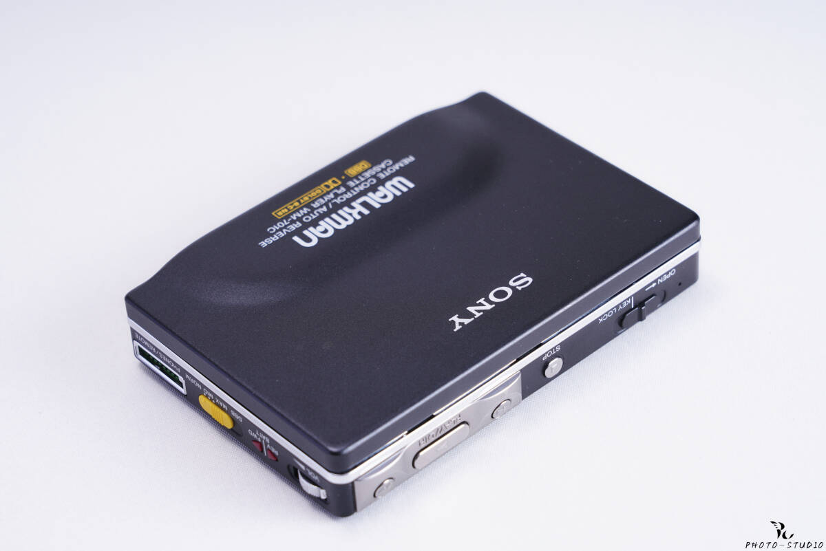 極美品丨SONY WALKMAN 高級モデル カセットウォークマン WM-701C BLACK 整備品 の画像4