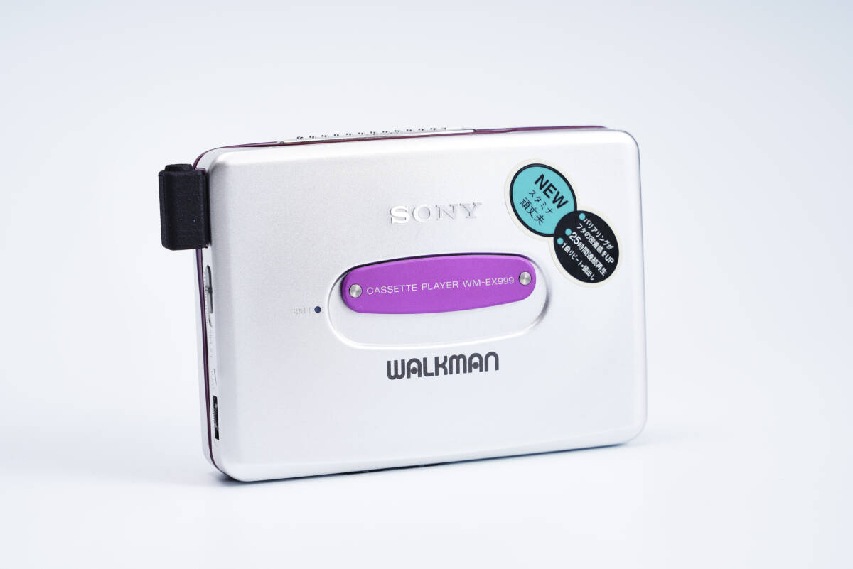 極美品丨SONY WALKMAN DUAL HEAD カセットウォークマン WM-EX999 整備品_画像2