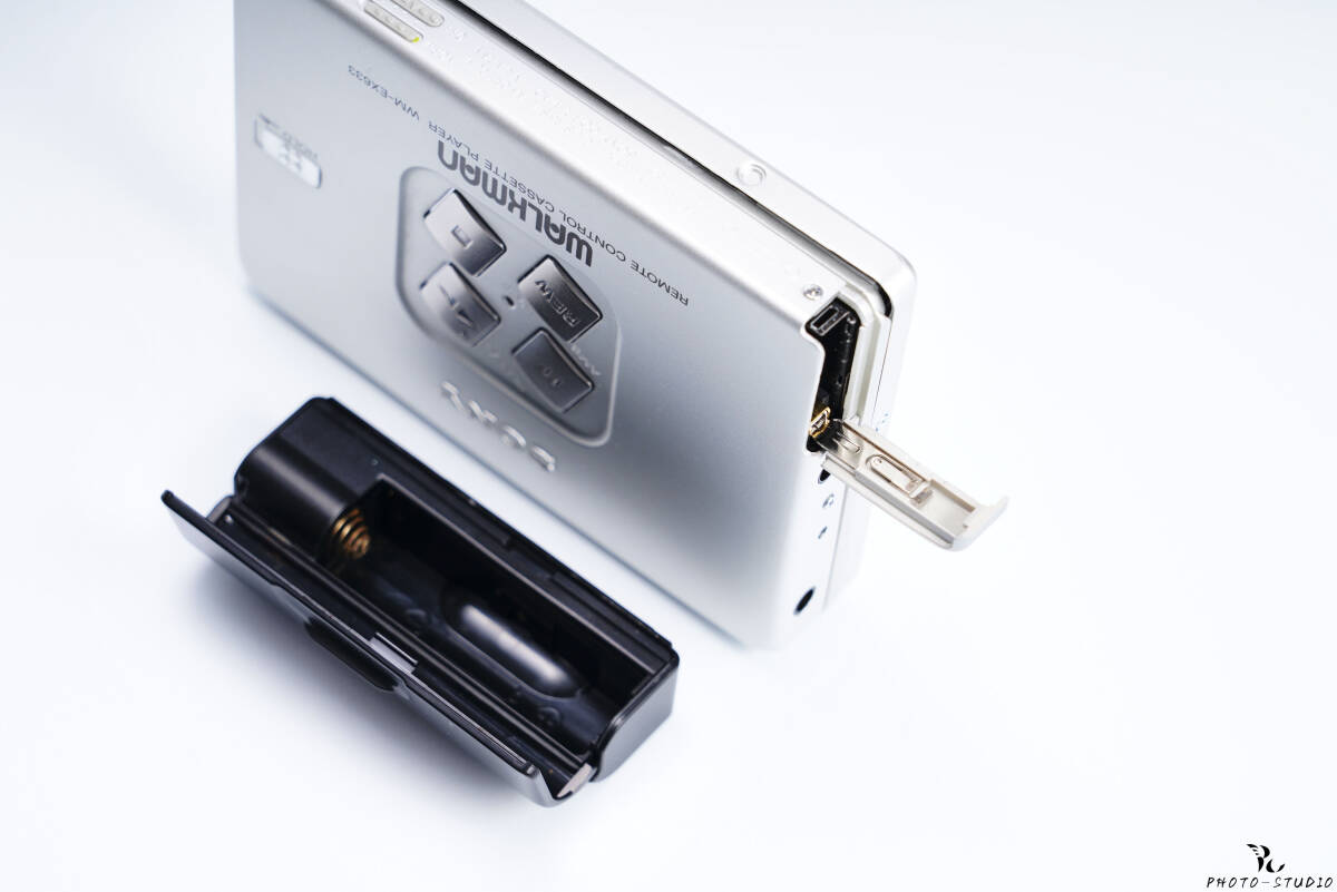 未使用丨SONY WALKMAN カセットウォークマン WM-EX633 シルバー 整備品_画像7