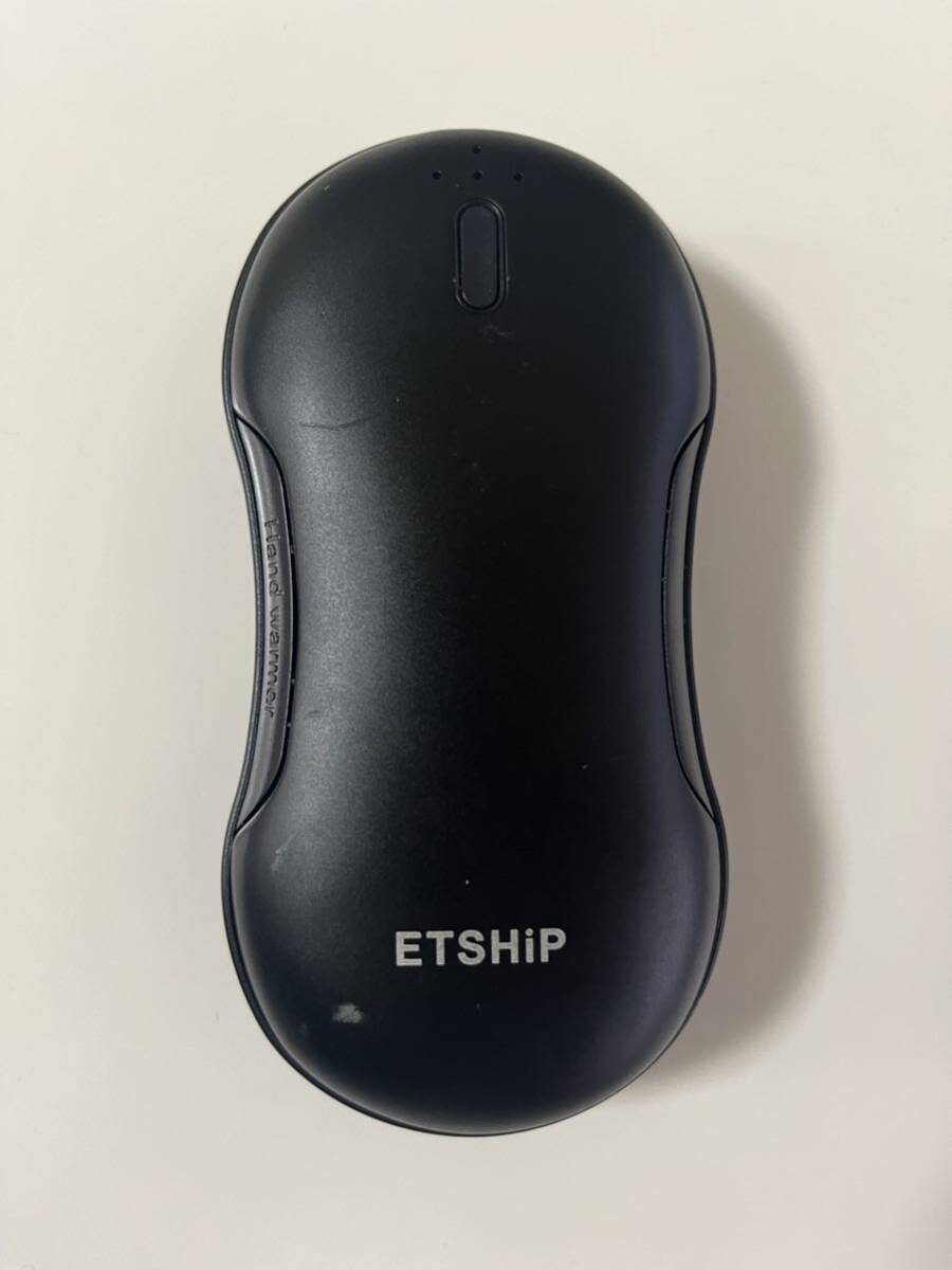 ETSHiP ハンドウォーマー モバイルバッテリー 電気カイロ_画像1