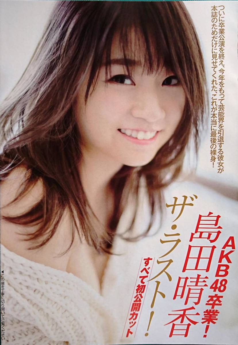 ヤフオク 島田晴香 ザ ラスト 切り抜き8ページ Akb48