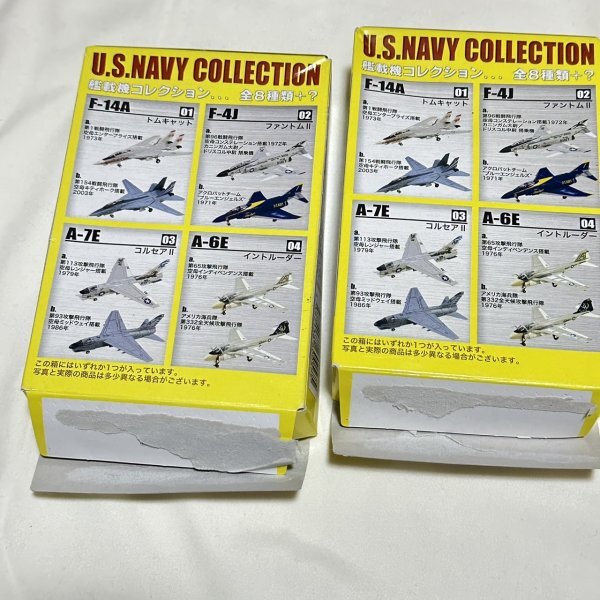 【未使用品】F-toys/エフトイズ 1/144/艦載機コレクション/01-a F-14A/トムキャット/ファントムⅡb/エンタープライズ/h612224の画像4