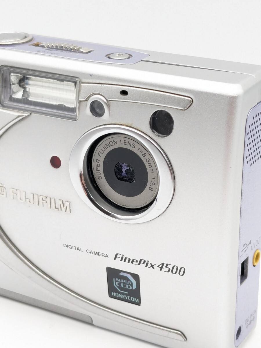 FUJIFILM FinePix 4500 デジタルカメラ ファインピクス 富士フイルム コンパクトデジタルカメラ シルバー_画像8