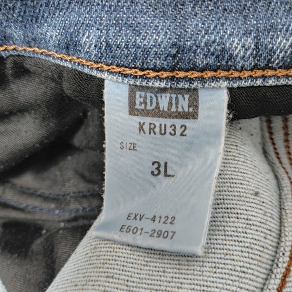 [3L]*EDWIN Edwin *RUDE BIKER SKINNY Biker stretch skinny denim big size S924