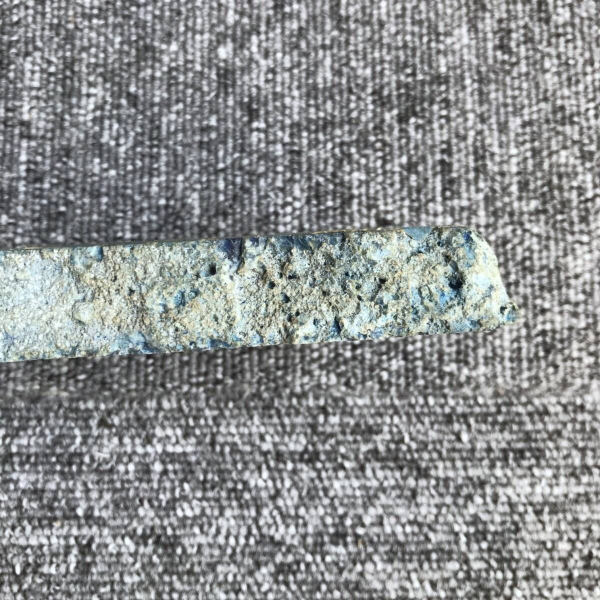 瑪瑙 メノウ ブルー系 2個 天然石 原石 鑑賞石 天然アゲート 置物 ペーパーウェイト の画像6