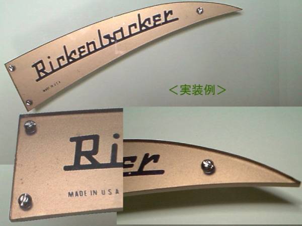 ネームプレート用 マイナスタッピングネジ3本x2set ロッドカバー用★6b Rickenbacker_画像1