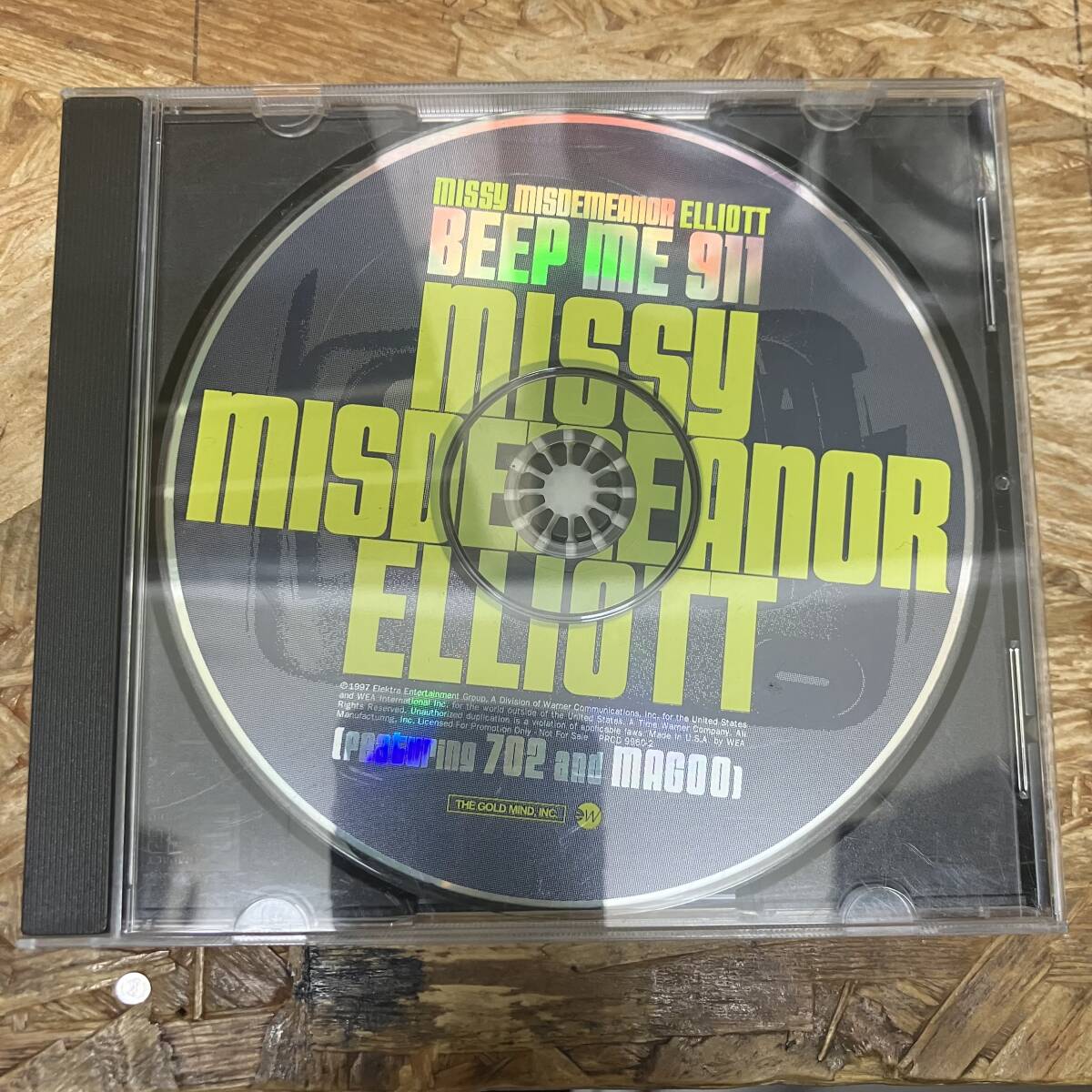 シ● HIPHOP,R&B MISSY "MISDEMEANOR" ELLIOTT - BEEP ME 911 シングル,PROMO盤 CD 中古品_画像1
