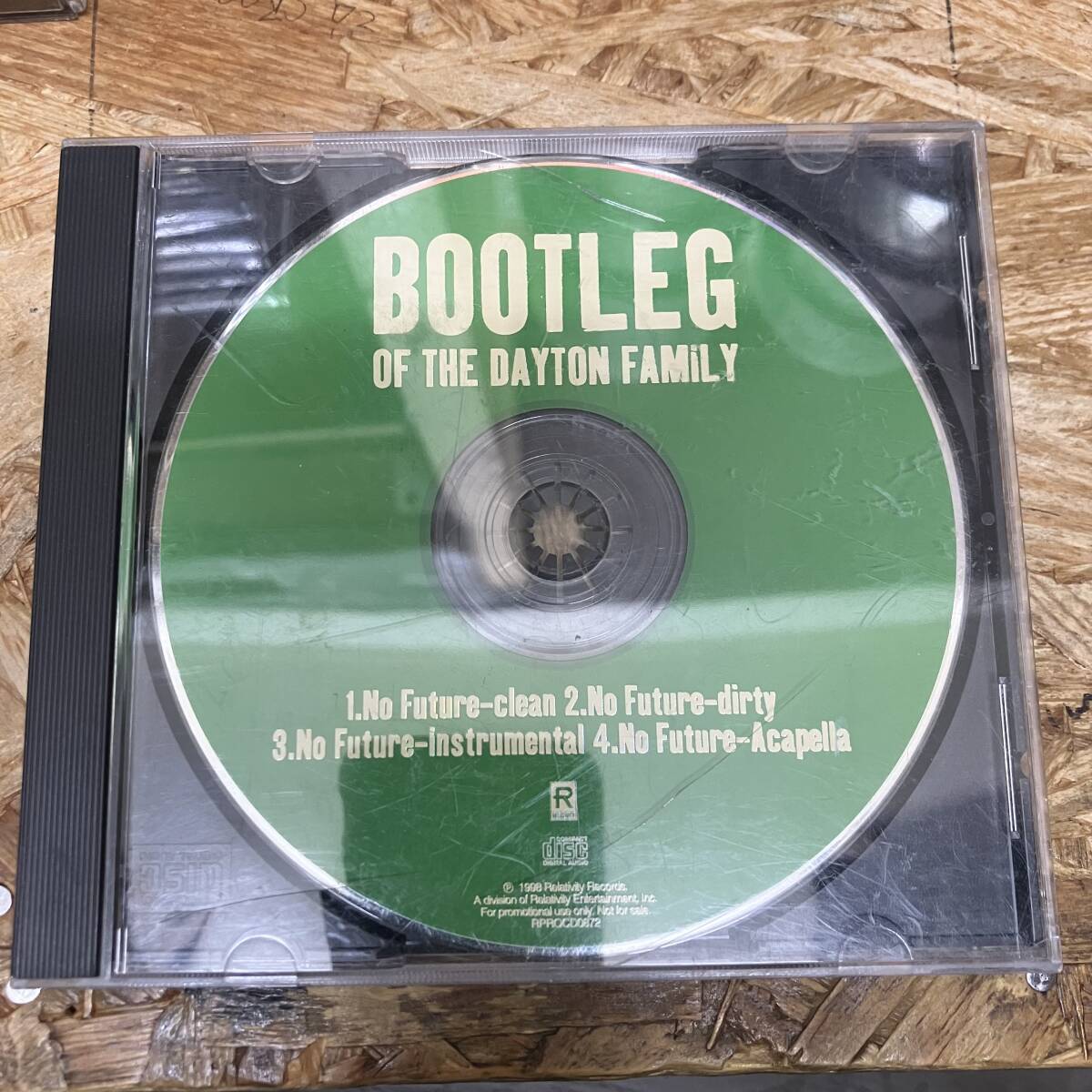 ◎ HIPHOP,R&B BOOTLEG OF THE DAYTON FAMILY - NO FUTURE INST,シングル CD 中古品の画像1