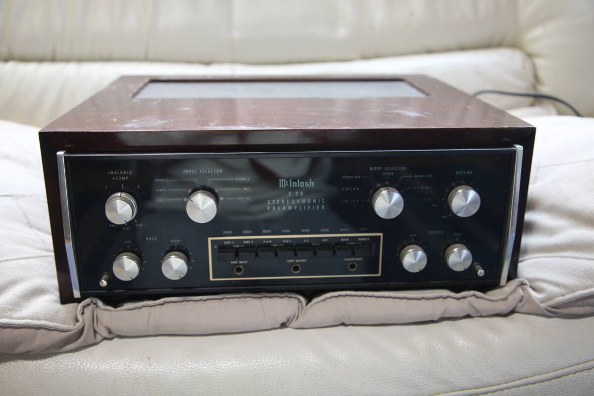 ★　完動美品　Mcintosh マッキントッシュ C28 コントロールアンプ プリアンプ 音響 機材 オーディオ 　★_画像2