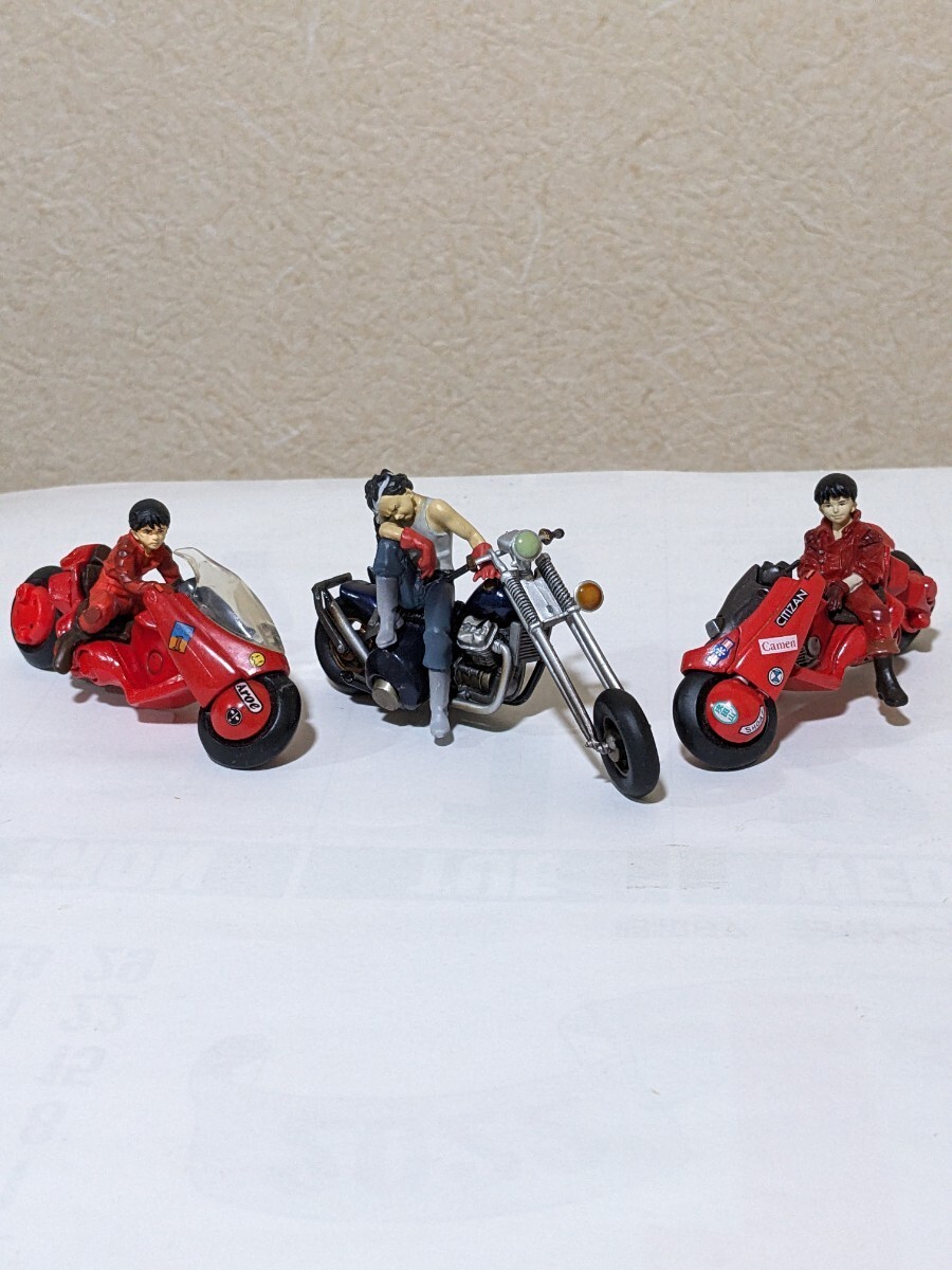  Kaiyodo Akira металлический мужчина . мотоцикл герой фигурка кукла gachapon Capsule игрушка AKIRA фильм аниме коллекция 