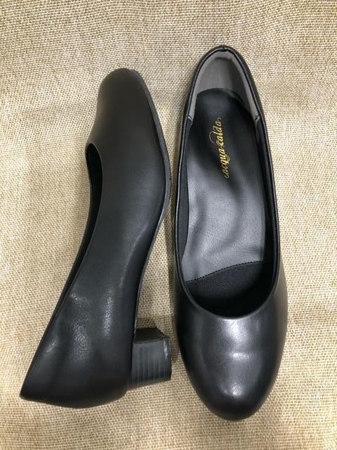  new goods *26.5cm wide width 5E! black series! low heel pumps! beautiful .*b574