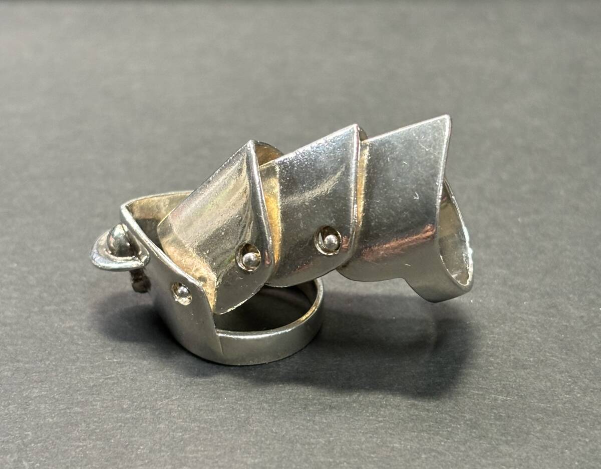 Vivienne Westwood／指輪／アーマーリング／Armour Ring Silverの画像2