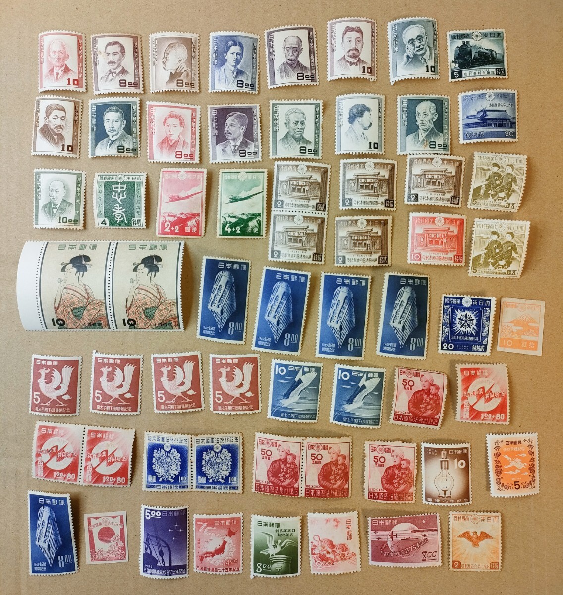 018 日本切手 文化人シリーズ ビードロ吹く娘 など色々まとめの画像1
