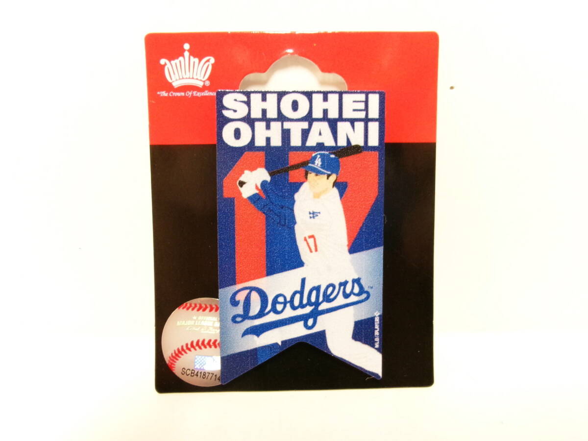 LA ドジャース 大谷翔平 イラスト ピンバッジ 2点セット ベースボール MLB Dodgers Shohei Ohtani Pins_画像3