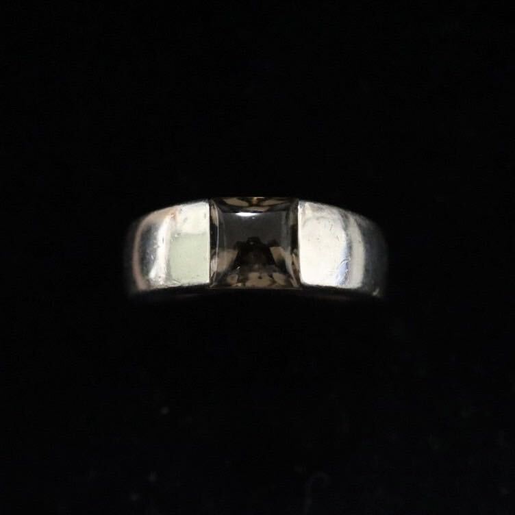925 SILVER カラーストーン 指輪 リング シルバー 約9号 ヴィンテージ アクセサリー T16_画像1