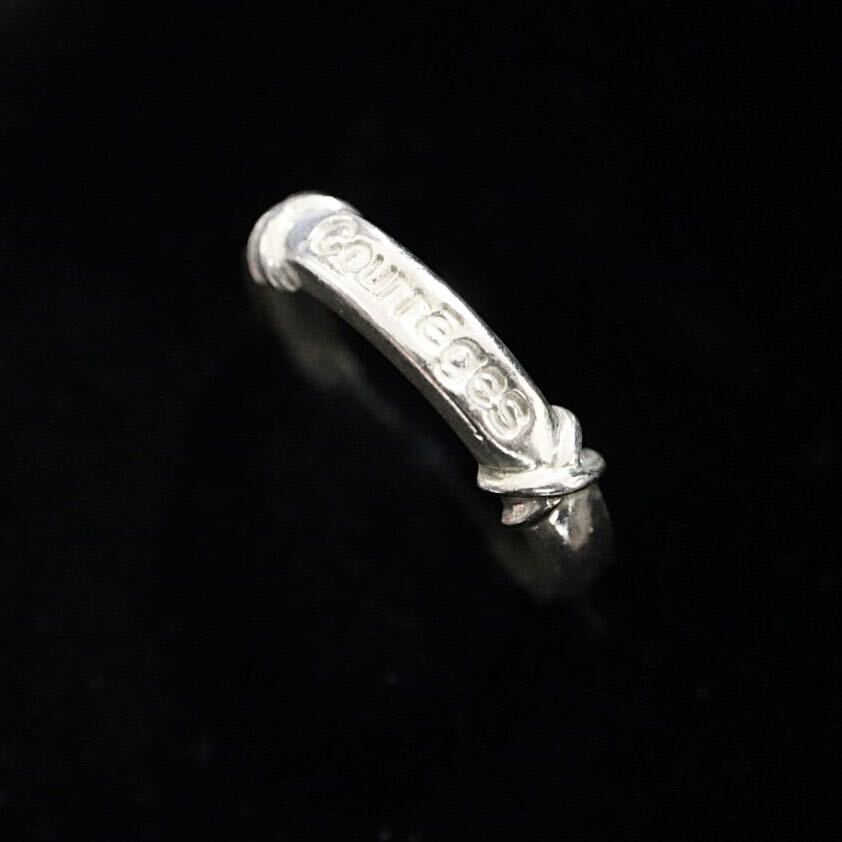 courreges Courreges ring ring SILVER stamp silver accessory approximately 9 number B54