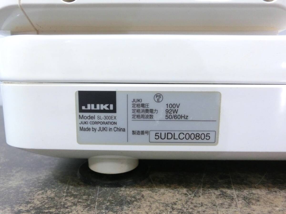 *JUKI Juki SL-300EX род занятий для книга@.. швейная машина рукоделие foot контроллер шнур электропитания отсутствует оригинальная коробка Junk *