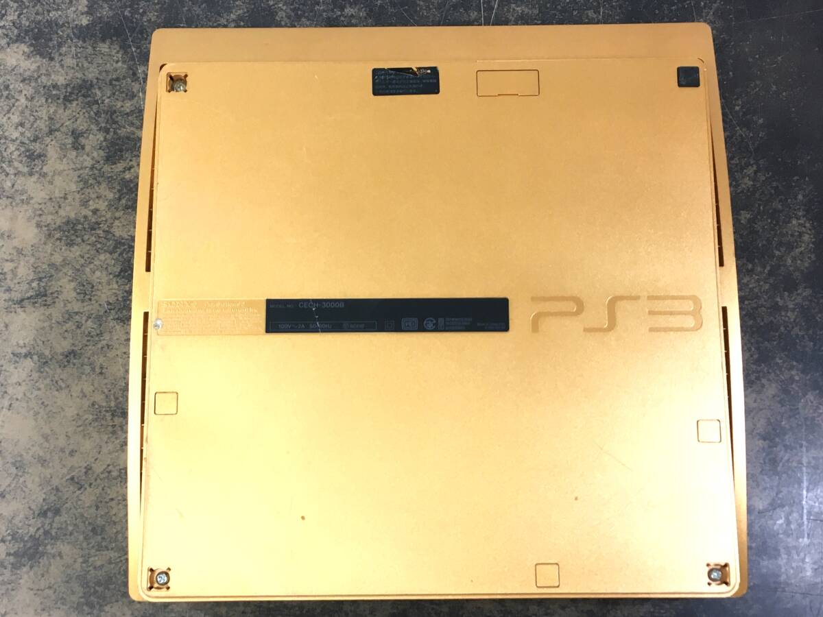 *SONY PS3 корпус One-piece море . единственный в своем роде GOLD EDITION золотой цвет Gold 320GBrufi ограниченный товар!