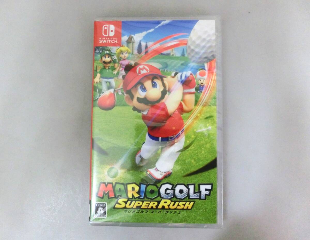 ☆未使用 Nintendo Switch マリオゴルフ スーパーラッシュ MARIOGOLF SUPER RUSH ゲームソフト◆の画像1