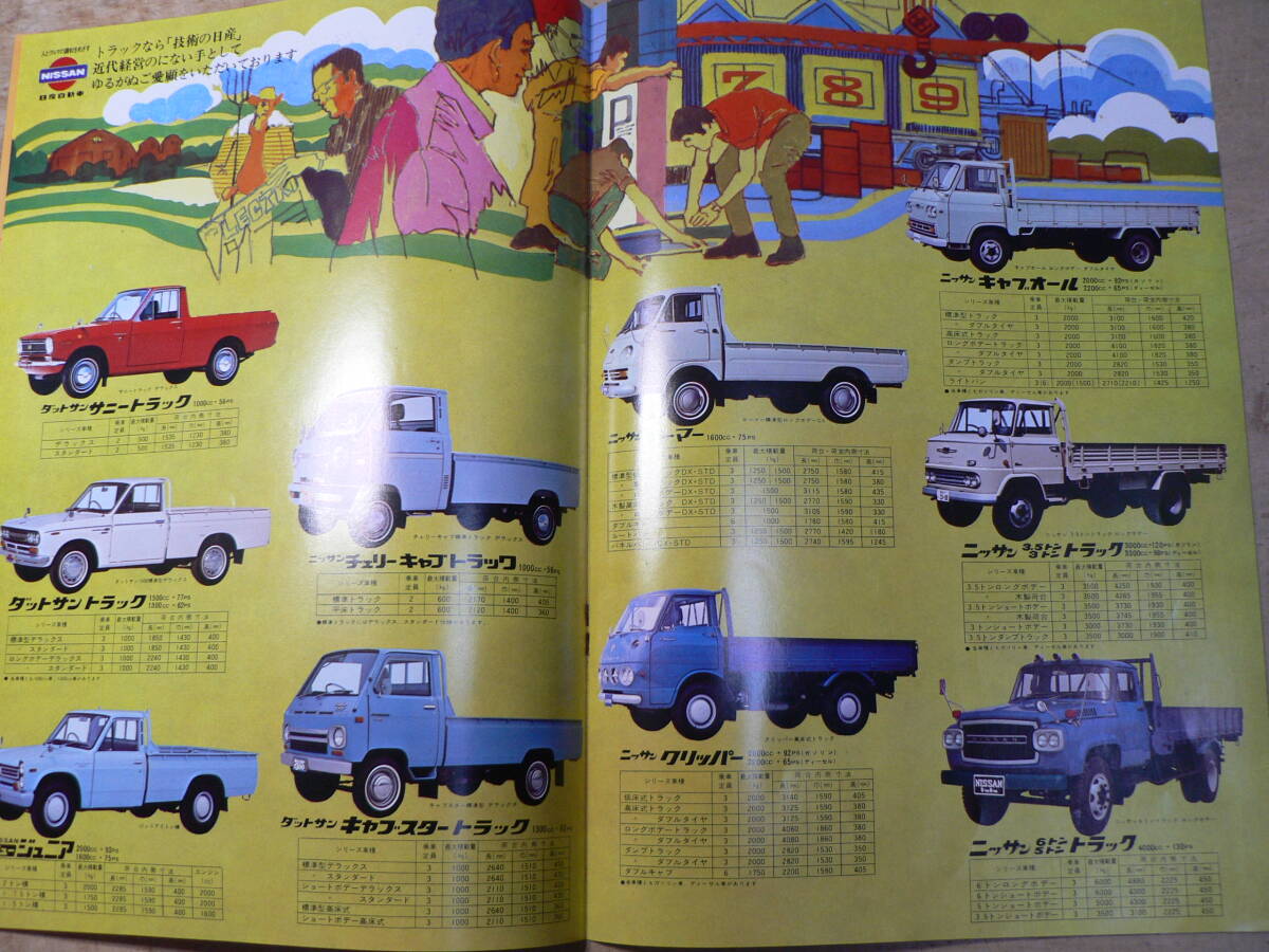 パンフ ニッサン 70s NISSAN 日産自動車 チラシ カタログの画像3